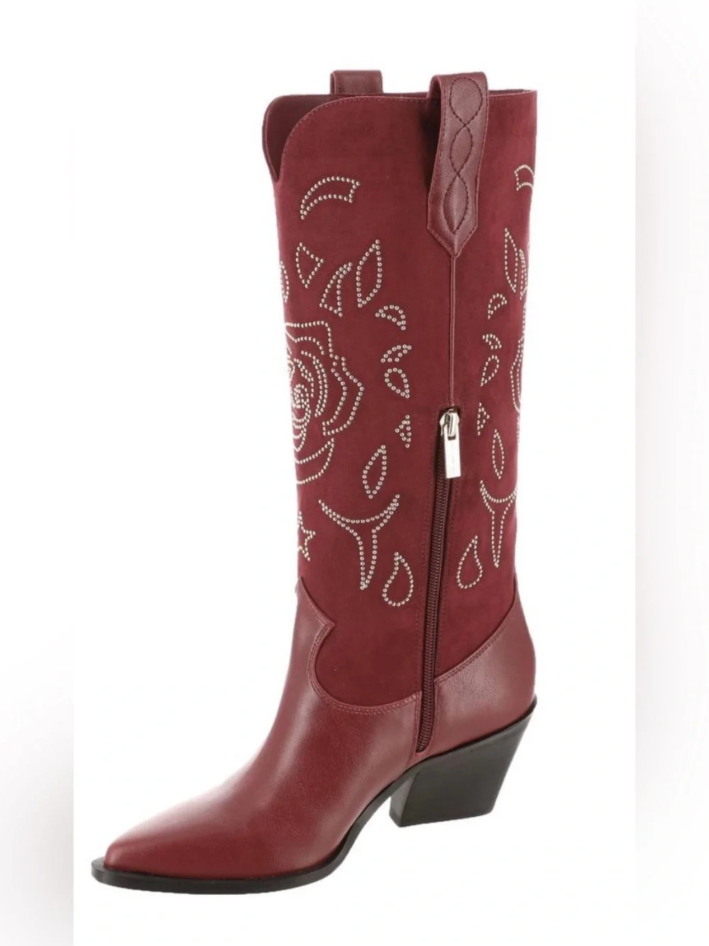 Jessica Simpson Women's Zodra Tall Western Cowboy Boots in Red. Size 6 nwt